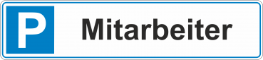 Parkplatz Aufkleber Mitarbeiter